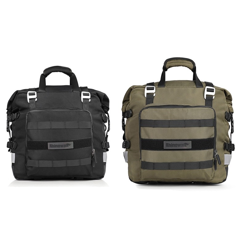 Rhinowalk Motorcycle Bag 20L Universal Side Saddle Bag With Removable Waterproof Inner Bag Outdoor M