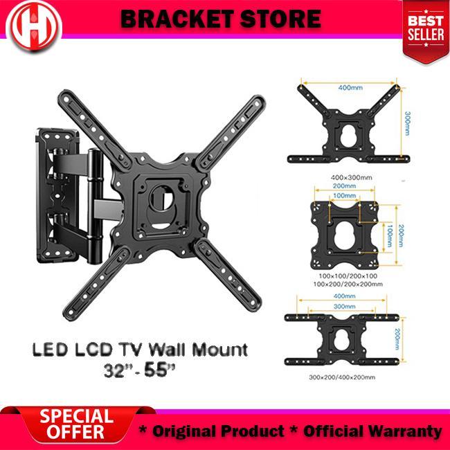 Bracket Tv. Bracket Swivel 32 43 50 55 Inch Brecket Tv Swivel Import