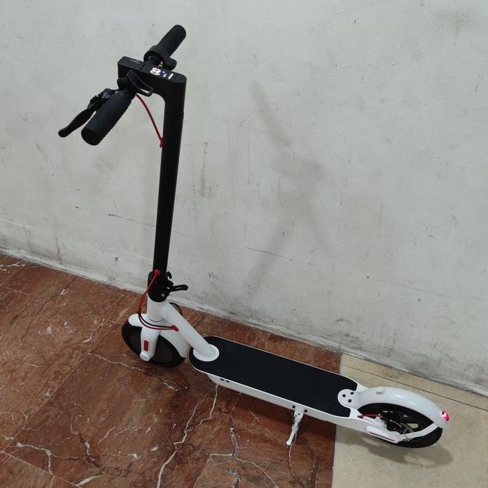 Skuter Listrik Lipat Anak / Scooter Otoped Anak - Putih 10inch