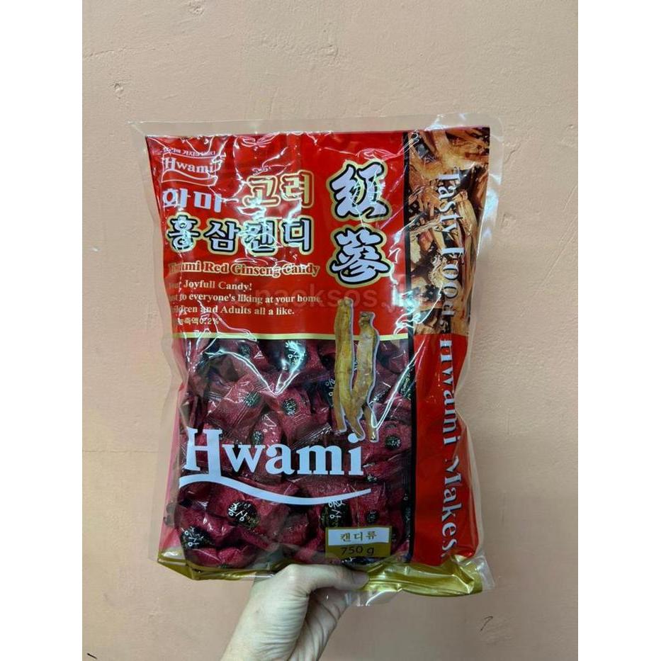 HWAMI RED GINSENG CANDY PERMEN RASA GINSENG MERAH