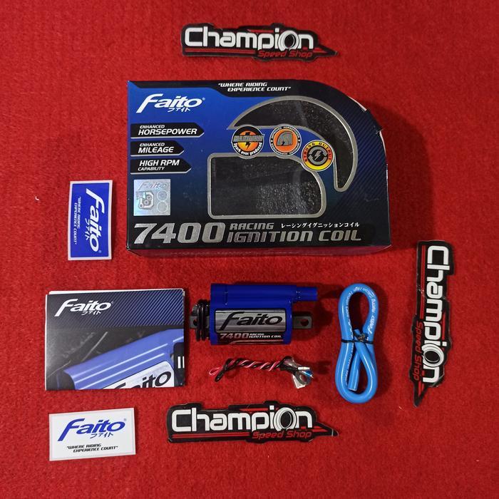 Racing Ignition Coil Koil Faito 7400 Karbu Karburator Universal