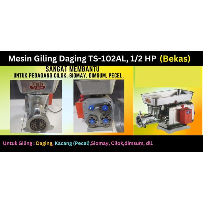 Mesin Giling Daging Bakso Meat Mixer untuk bumbu pecel dimsum siomay - Giling Daging