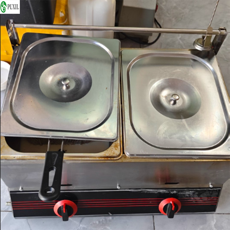 Commercial stall gas fryer, liquefied gas fryer, deep fryer, skewer, French fries, Kanto cooked