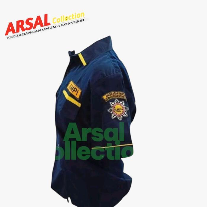 KEMEJA ORMAS AMPI BAJU ORMAS AMPI SERAGAM ORMAS AMPI FREE NAMA BORDIR