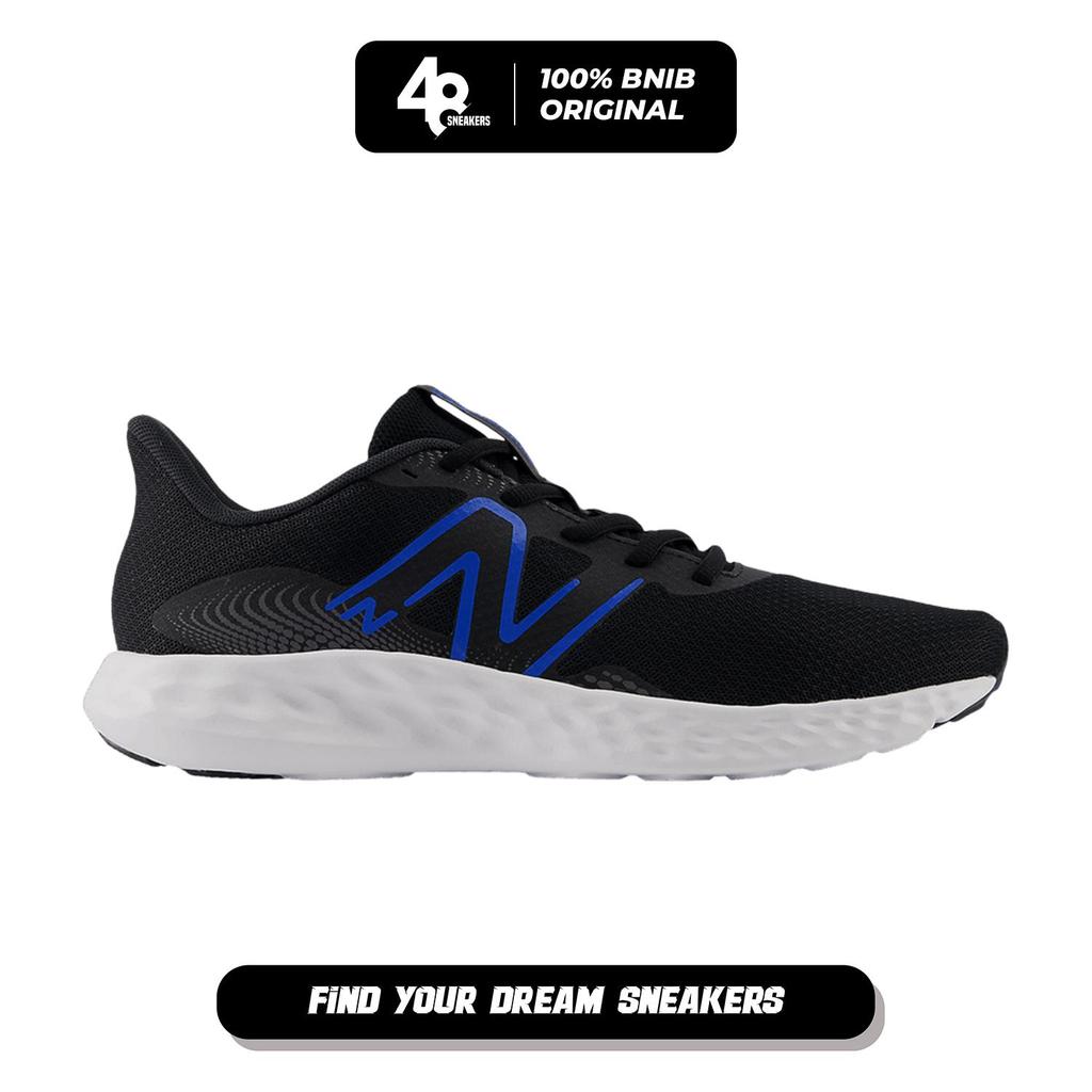 Sepatu Lari Pria New Balance 411v3 Black Blue (M411CK3) Original