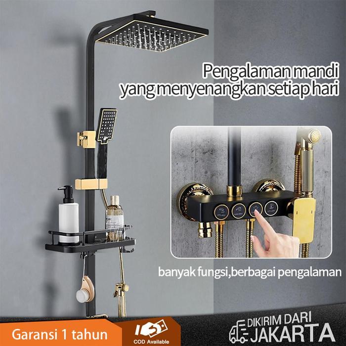 Toto - Set Shower Kamar 3In1 Dengan Keran/ Set Shower Panas Dingin Persegi/ Shower Kamar Mandi/ Full