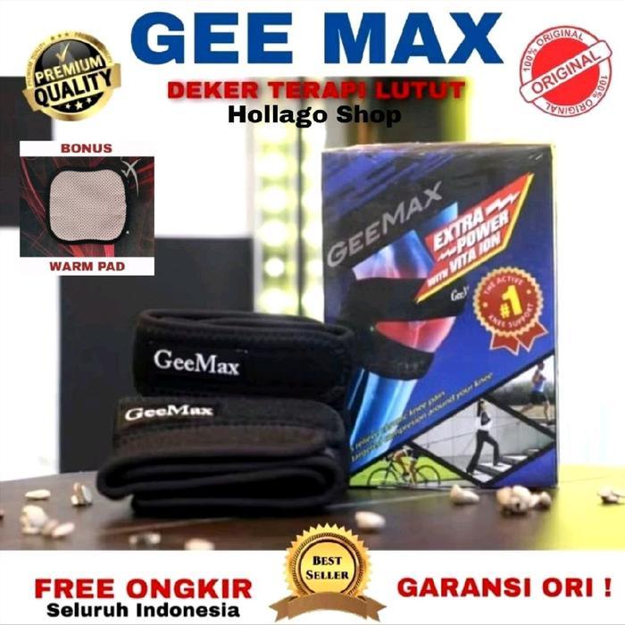 PROMO GEE MAX KNEE DEKER GEEMAX ALAT TERAPI PELINDUNG LUTUT ORIGINAL