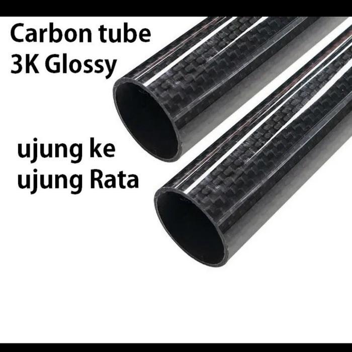 Carbon Tube 3K 28Mm X 26Mm X 60Cm Carbon 3K Twill Glosy Pipa Carbon Wing Tube Rc