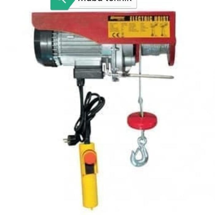 ELECTRIC HOIST REEL DOUBLE HOOK 600KG KRISBOW / KATROL ELEKTRIK