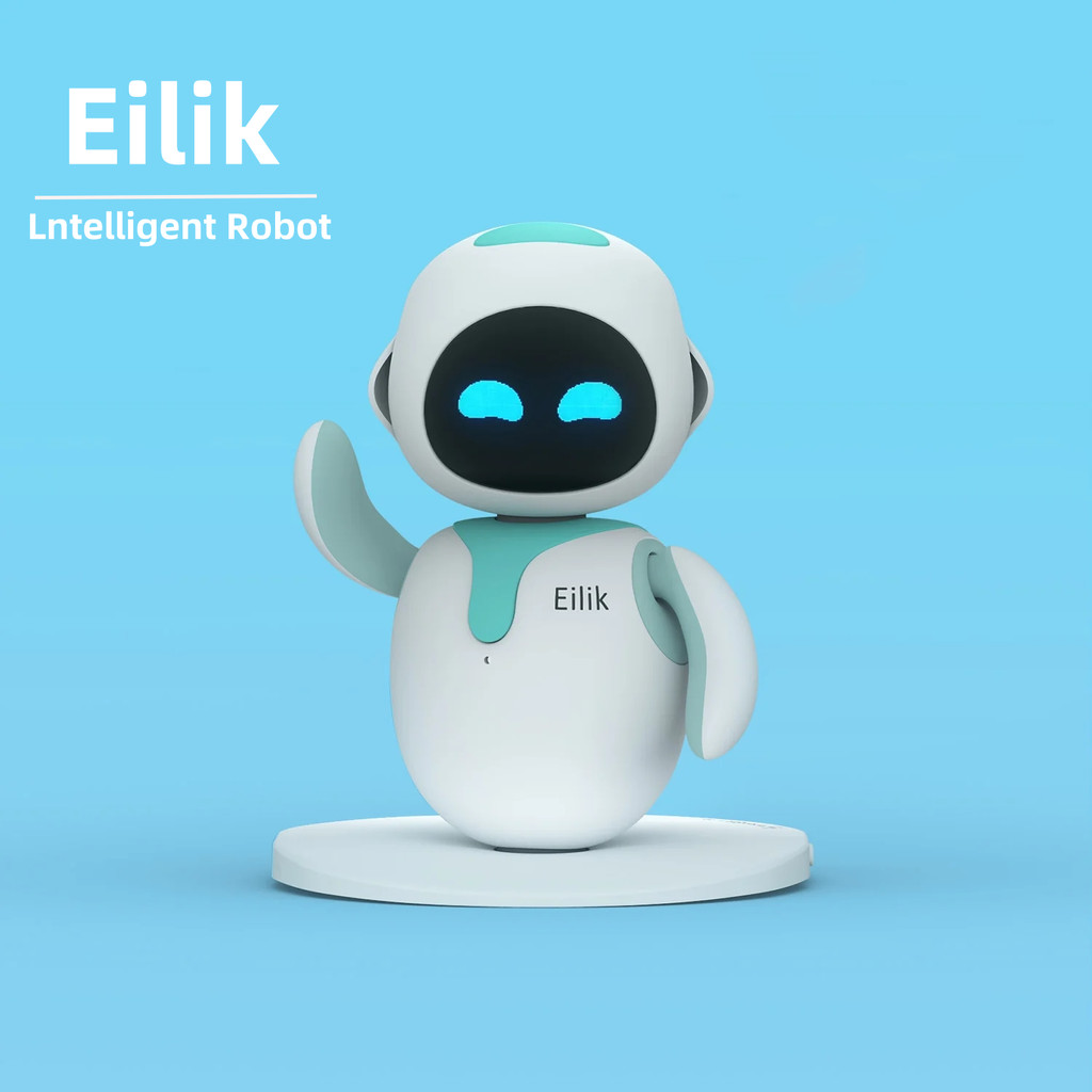 EMO Emoticons Eilik Smart Robot Electronics Automation AI Desktop Pet Intelligence Touch Interactive