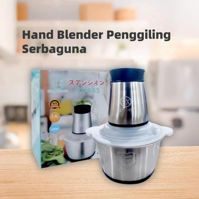Philips - Chopper Blender Daging Stainless - Hand Blender Penggiling Serbaguna Stainless Steel 2