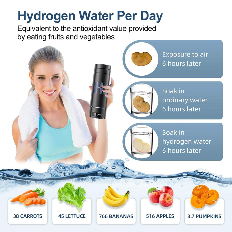 SPE PEM Hydrogen Water Generator Hydrogen Water Maker Ionizer 9000ppb Hydrogen Water