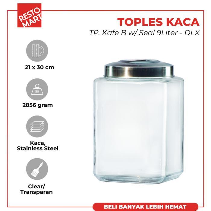 Toples Kafe B Seal Dlx 9 Litter Kaca (1633124)