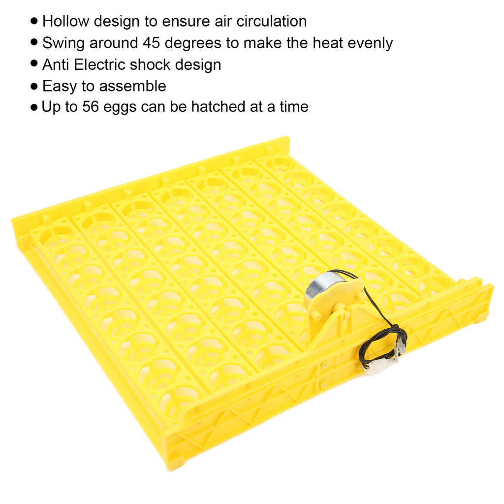 Automatic Egg Turner 56 Eggs ABS Automatic Egg Turner for Automatic Egg Incubator Poultry Incubator