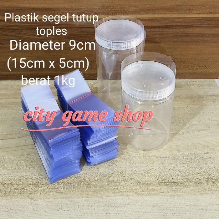Plastik segel tutup toples diameter 9cm isi 1kg