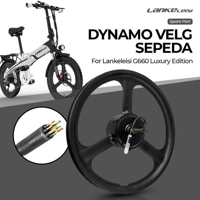 Motor Dinamo Velg Sepeda Listrik Untuk Lankeleisi G660 Luxury Edition