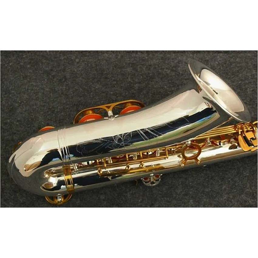 Brand new Jupiter JTS-1100SG Bb Tenor Saxophone Brass Silver Nickel Body Gold Lacquer Key B Flat Sax