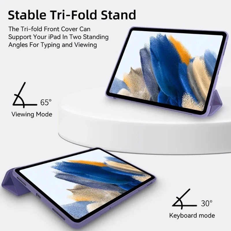 For Lenovo Idea Tab Plus 12.1 2025 Tablet Case TPU Tri-fold Stand Smart Cover Lenovo Xiaoxin Pad