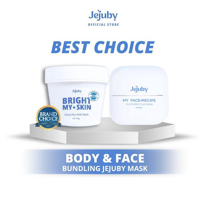 [Bundling Masker] Jejuby Gluta Rice Milk Mask & Gluta Rice Clay Mask