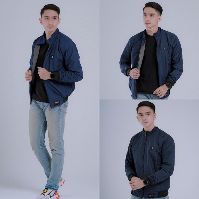 Best Seller Jaket Pria Casual Simple / Jaket Motor Pria / Jaket Bomber / Jaket Sgm Kain Keren