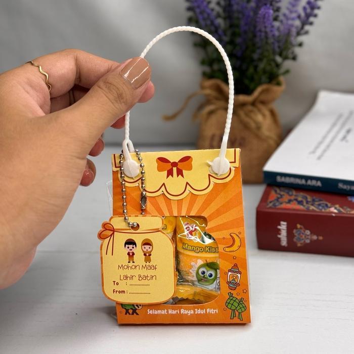 "New" 20 pcs Parcel Mini - Amplop Lebaran Parcel - Amplop Lebaran Lucu Kertas Paper Plastik Tali