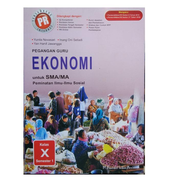 ASLI Buku PR Pegangan Guru Ekonomi 10 SMA Intan Pariwara READY STOCK