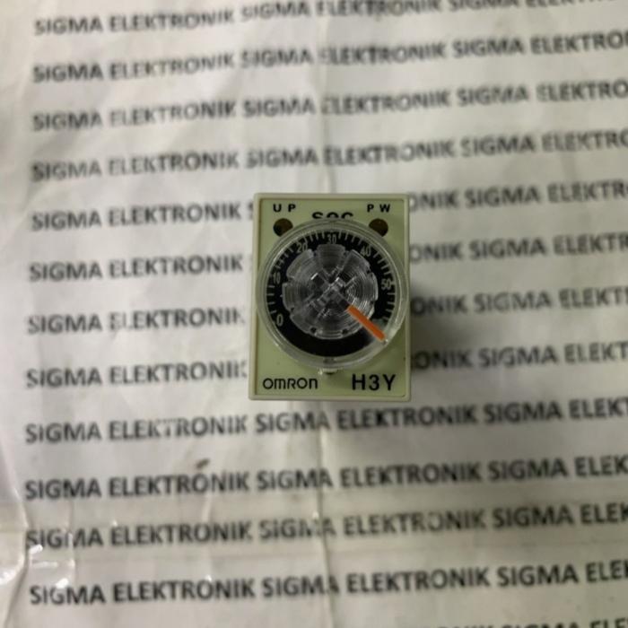 TIMER OMRON H3Y - 4 DC 12V. TIMER DELAY. 0 - 60 DETIK. SOLID STATE