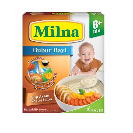 Milna Bubur Bayi Sup Ayam Wortel Labu 120g