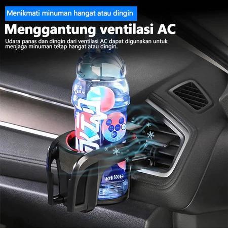 2 IN 1 Dudukan HP Mobil & Tempat Botol Universal Anti Goyang Cocok Avanza/Xenia/ERTIGA
