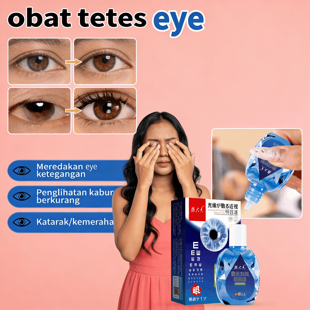 3PCS Revitalizing Eye Care Brightening Liquid Moisturizing Eye Drops for Long-Lasting Moisture Mata 