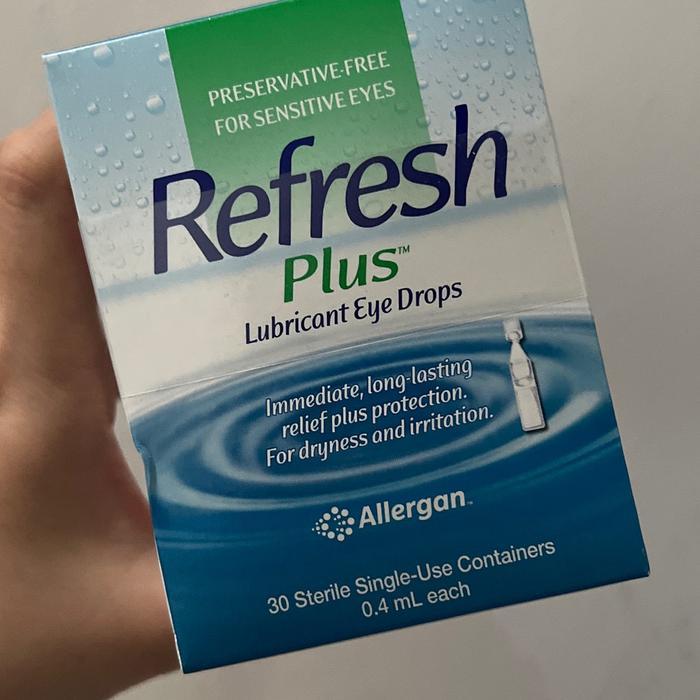 REFRESH PLUS LUBRICANT EYE DROPS 32 VIAL - obat tetes mata softlens