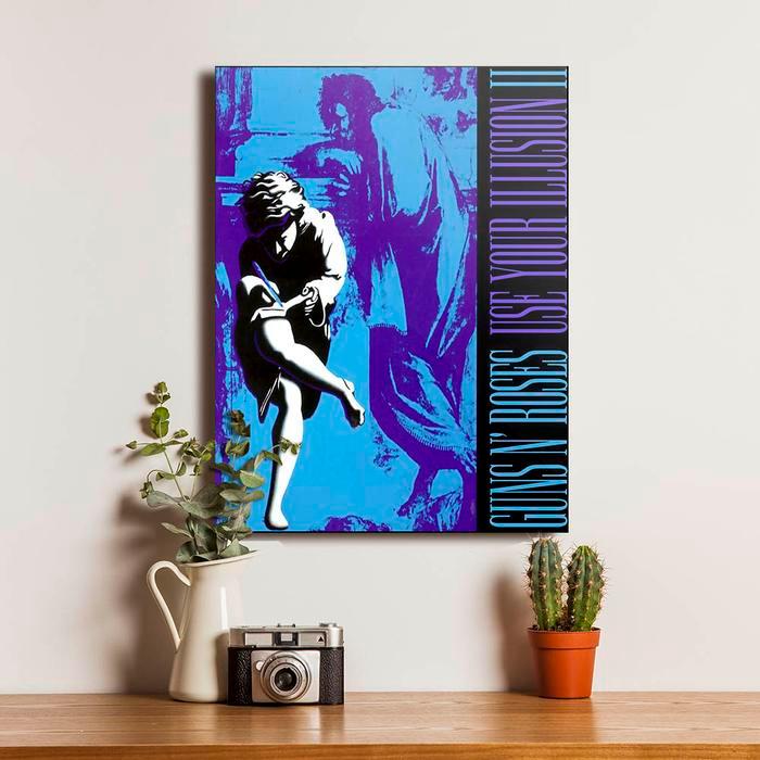 Poster Guns N Roses GNR Hiasan Dinding Frame
