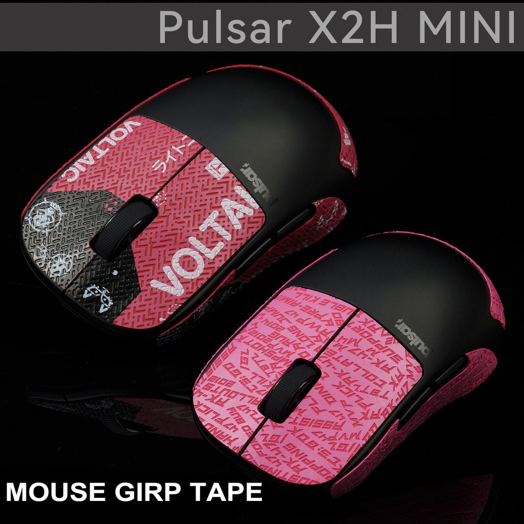 T Btl G Mouse Grip Tape Skate Sticker For Pulsar X2H Non Slip Lizard Skin Suck Sweat Pre Cut Easy
