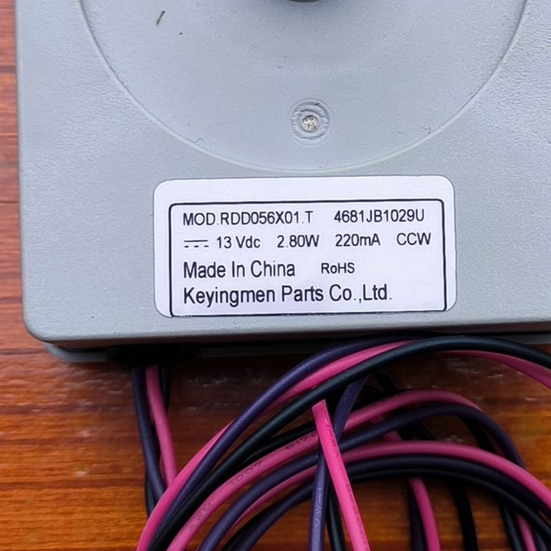 MOD RDD056X01 4681JB1029U DC13V 2.80W For LG refrigerator fan motor parts