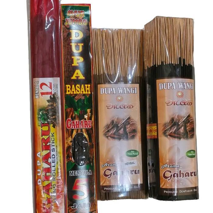 Paket Dupa Gaharu Terlaris - Dupa Basah & Dupa Wangi Aroma Herbal - Produk Denpasar - Paket Jumbo