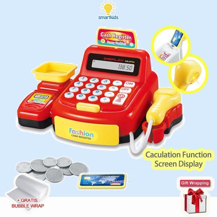 Cocomelon Toys - Mesin Kasir Belanja Kalkulator Berhitung Cash Register Calculator Cashier Machine /