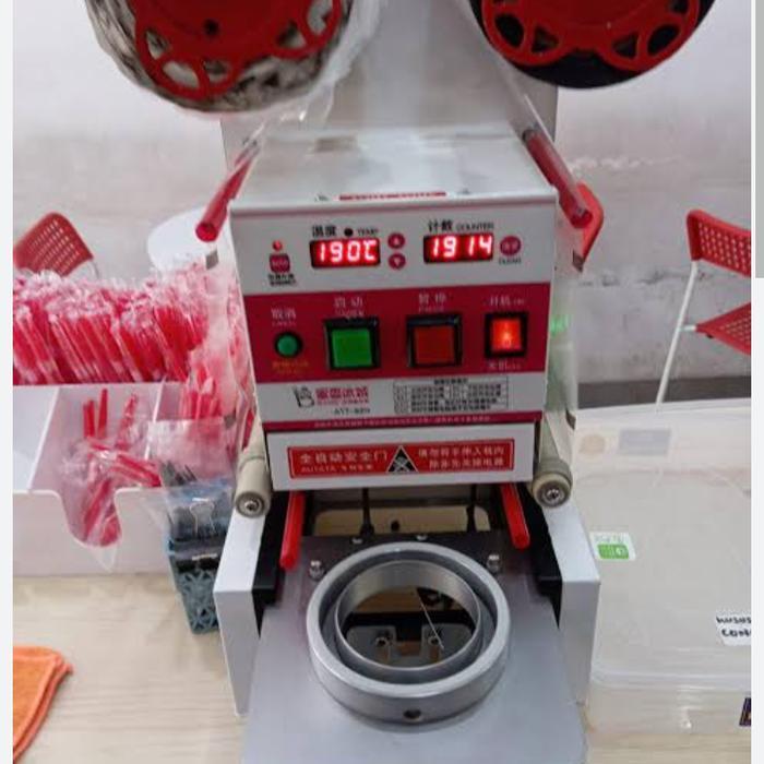 cup sealer full otomatis autata att 82h