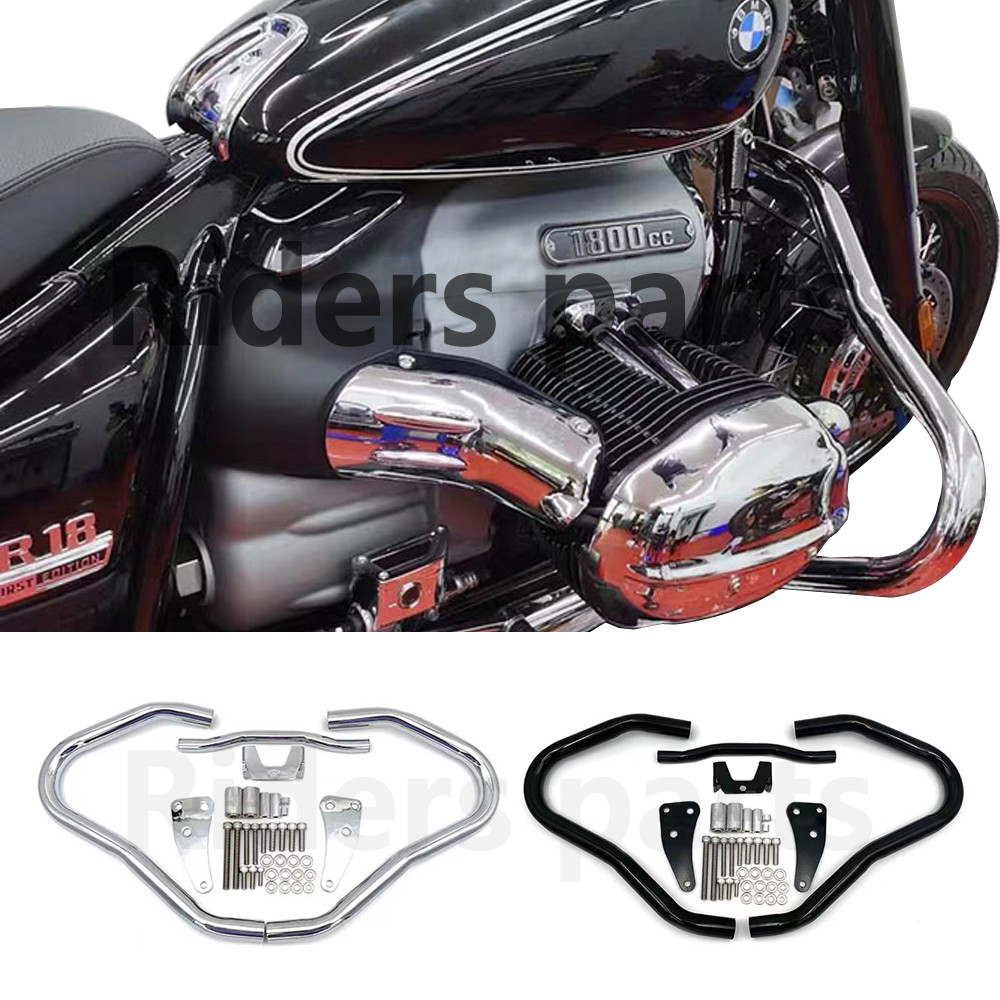 Motorcycle Accessories Vivid Black Engine Guard Crash Bar Bars Bumper Protector For BMW R18 R 18