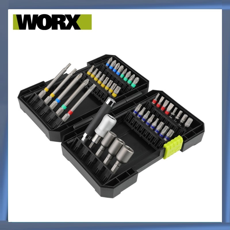 Set Mata Bor Worx WA1149 42 Buah Mata Bor untuk Obeng Listrik Obeng Hex