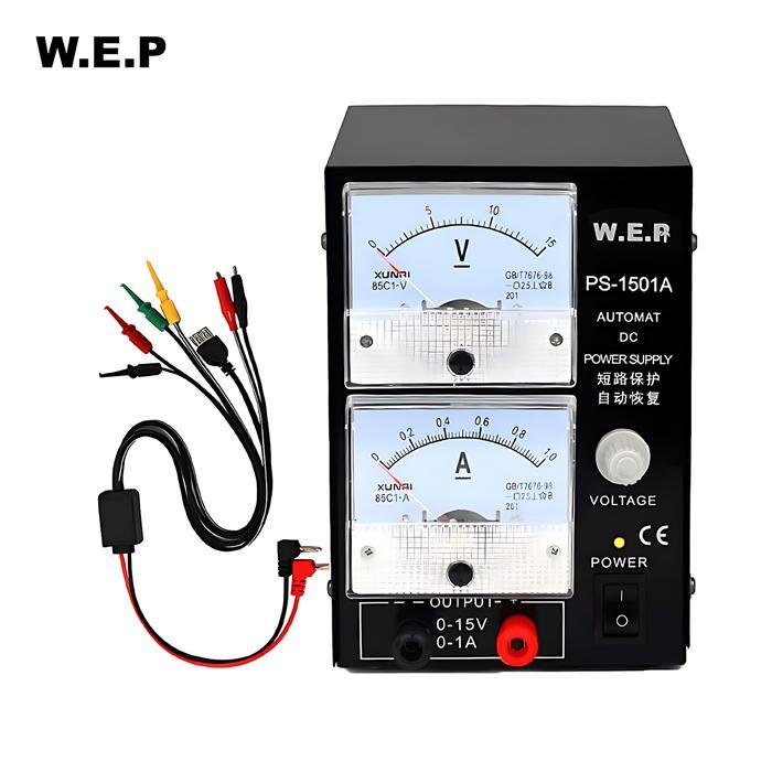 Cuci Gudang Wep Power Supply Hp Ps-1501A 15V 1A Dc Hitam Original