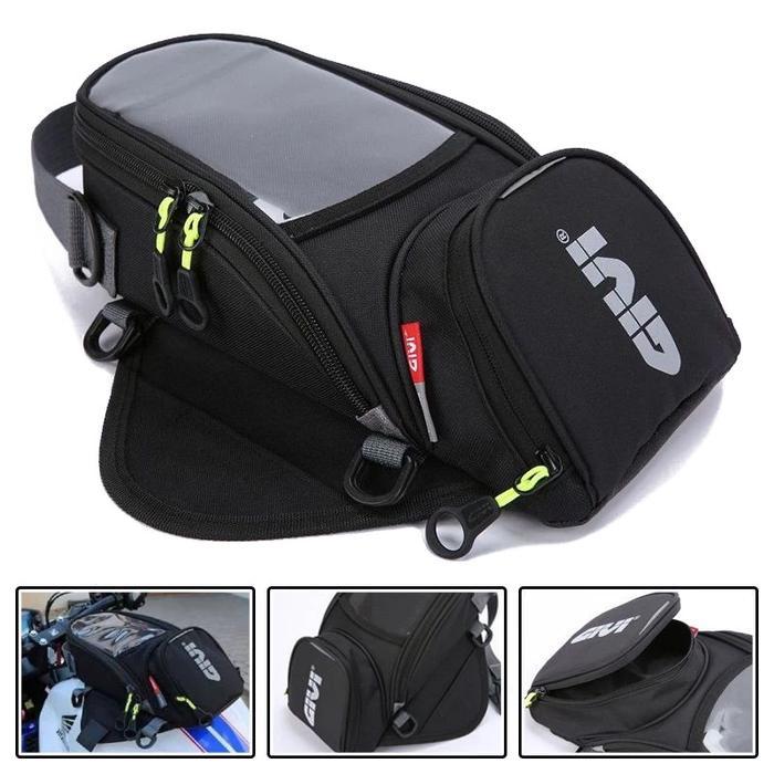 Tas Motor Stand phone Holder HP Dashbag Tankbag Kapasitas besar Selempang Waterproof GIVI