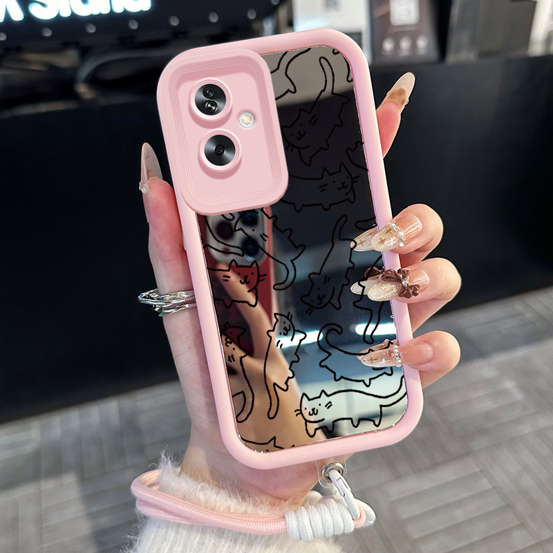 Casing Hp untuk OPPO A79 5G A2 5G Case Casing HP Softcase ponsel silikon Kasing lembut anti Cermin t