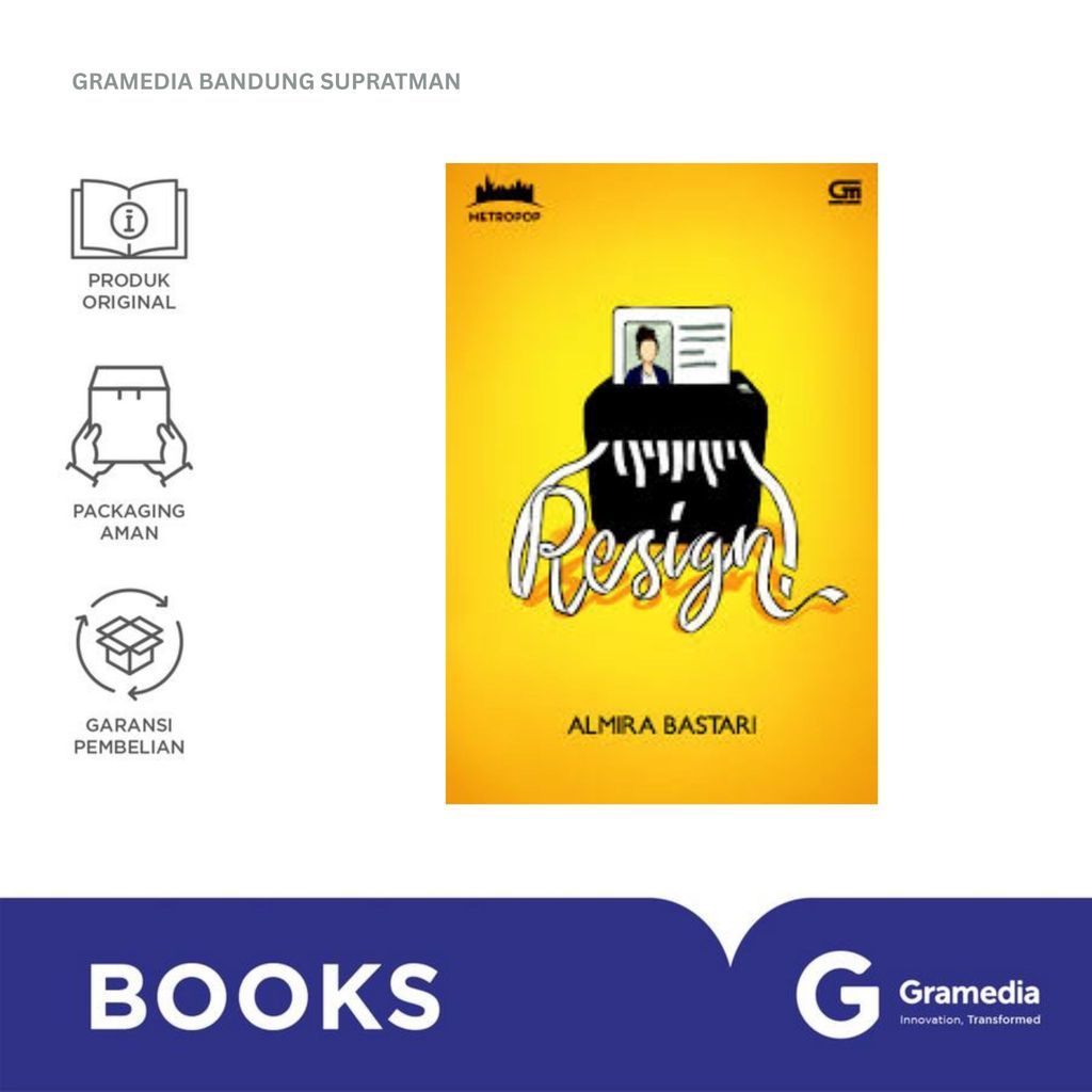 Gramedia Bandung Supratman | Buku Novel METROPOP: RESIGN | Buku Novel Original Gramedia