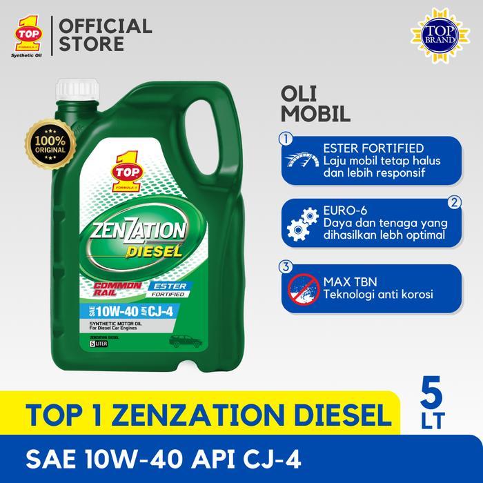Oli Mobil SMO ZENZATION DIESEL 10W-40 5.0 Lt