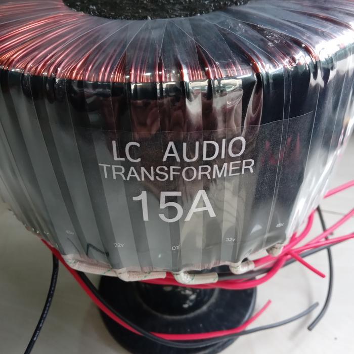Trafo toroid 15A ct 15-65v Tembaga murni di jamin