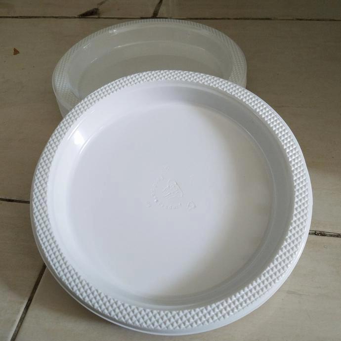 PIRING PLASTIK P9 PIRING PLASTIK PESTA PIRING SEKALI PAKAI TEBAL 50 pc