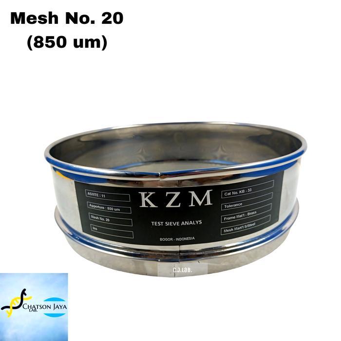 SIEVE AYAKAN STAINLESS MESH 20 TEST MESH 20 (850 UM)
