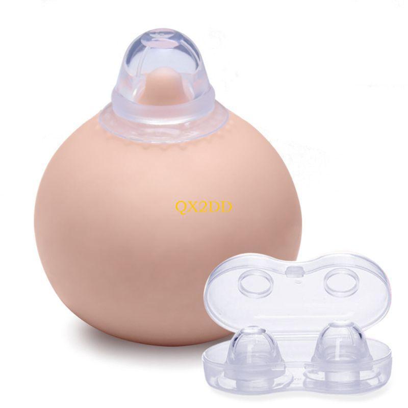 1 Pair Silicone Nipple Corrector Nipple Sucker Puller Aspirator For Correction Flat Inverted Nipples
