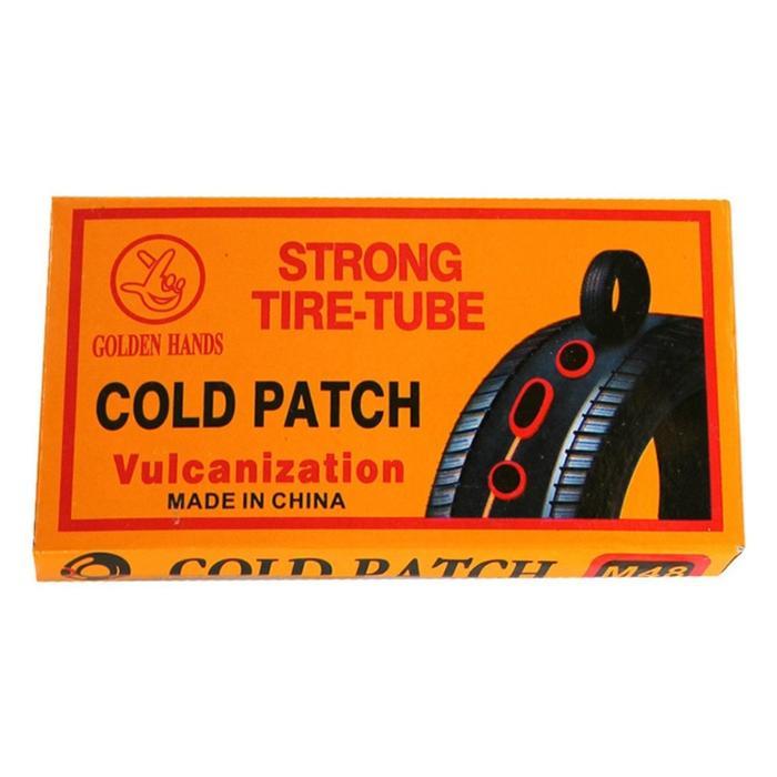 "New" Stiker Sticker Lem Tambal Ban Karet Dalam Sepeda Motor Strong Tire Tube Cold Patch COLDPATCH