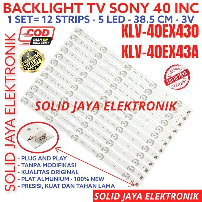 TERLARIS BACKLIGHT LED TV FOR SONY 40 INC KLV 40EX430 40EX43 40EX43A KLV40EX430 KLV40EX43 KLV40EX43A